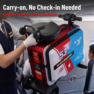 Valise <span class=keywords><strong>de</strong></span> voyage motorisée ELALA au design sportif, capacité <span class=keywords><strong>de</strong></span> rangement <span class=keywords><strong>de</strong></span> 40 L, capacité <span class=keywords><strong>de</strong></span> charge <span class=keywords><strong>de</strong></span> 110 kg, valise à roulettes électrique - Product Image 5
