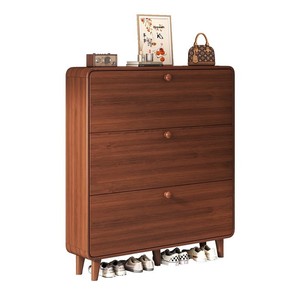 <span class=keywords><strong>Meuble</strong></span> à chaussures d'entrée intégré, unité <span class=keywords><strong>en</strong></span> <span class=keywords><strong>bois</strong></span> massif, design à ouverture rabattable, minimaliste et moderne, grande capacité, mobilier de maison - Product Image 5