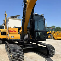 Pelle Sany135 moyenne 13 tonnes d'occasion originale pelle sur chenilles SANY 135C Pro d'occasion machine à vendre