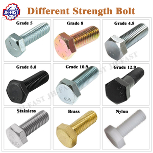 Thép <span class=keywords><strong>8</strong></span>.<span class=keywords><strong>8</strong></span> mạ kẽm M5 M6 M8 M12 DIN 933 Hex bu lông ốc vít thép carbon đế din933 Hex bu lông boulons 10.9 12.9 Lớp <span class=keywords><strong>5</strong></span> - Product Image 6