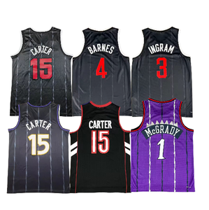 Camisetas de Baloncesto Cosidas de Alta Calidad 2026, 15 Vince Carter, 1 <span class=keywords><strong>Tracy</strong></span> <span class=keywords><strong>McGrady</strong></span>, 43 Pascal Siakam, 3 Brandon Ingram, 4 Barnes - Product Image 1
