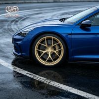 Jantes forgées en or à 5 branches en Y 18x8J 5x114.3 ET35 CB60.1, ajustement personnalisé OEM pour voitures particulières