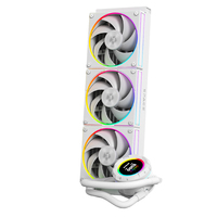 Refroidissement par eau du processeur 240MM/360mm avec ventilateur 5V ARGB Refroidisseur d'eau fort pour boîtier d'ordinateur de jeu Refroidisseur Affichage numérique Température