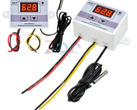 Contrôleur de température numérique W3001 110V 220V 12V 24V, thermostat, thermorégulateur, aquarium, incubateur, chauffe-eau, régulateur de température