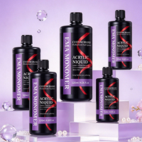 Monomère EMA en gros à faible odeur et pinceau acrylique sans MMA 120 ml – Liquide monomère pour poudre à ongles 3D