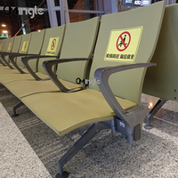 Chaise d'attente d'aéroport en mousse PU Offre Spéciale, chaises d'attente d'hôpital, banc d'attente de zone publique
