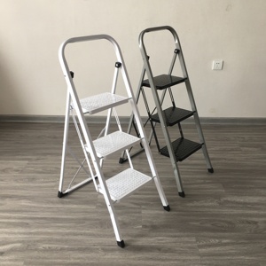 Échelle télescopique <span class=keywords><strong>pliable</strong></span> robuste en acier moderne à <span class=keywords><strong>deux</strong></span> <span class=keywords><strong>marches</strong></span> pour usage hôtelier 2/3/4 <span class=keywords><strong>marches</strong></span> - Product Image 2