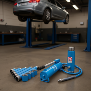 Cric hydraulique pour carrosserie, avec vérins et ensemble de pompes - Product Image 3