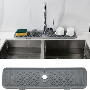 Facile da pulire rubinetto in Silicone tappetino gocciolatore vassoio <span class=keywords><strong>lavello</strong></span> accessori controsoffitto proteggere tappetino per cucina bagno lavandino - Product Image 1