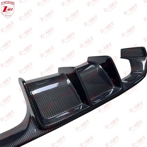 Diffuseur arrière en fibre de carbone sèche Z-ART V Style M3 pour BMW <span class=keywords><strong>M4</strong></span> 2013-2021, lèvre arrière en fibre de carbone pré-imprégnée pour BMW F80 F82 F83 - Product Image 5