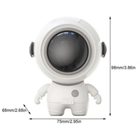 Ventilateur portable à suspendre au cou, astronaute, nouveau modèle 2024, mini ventilateur USB sans lame, silencieux, pour le camping en plein air, petits ventilateurs