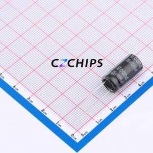 Condensador Electrolítico de Aluminio de 1000uF 25V 10x20KM, Montaje de Orificio Pasante, D10xL20mm, 1000uF 20% 25V 821mA-120Hz - Product Image 1