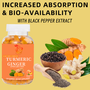 Gummies au Curcuma et au Gingembre OEM ODM pour Adultes : Soutien Musculaire et Santé Digestive – Complément Herbal - Product Image 3
