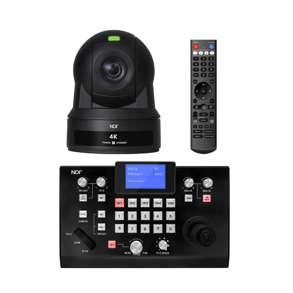 JJTS 20X zoom óptico transmissão ao vivo/esportes ao vivo/vídeo conferência sistema transmissão câmera profissional tv