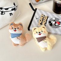 Nouveau Porte-clés en peluche chien Corgi, animal de dessin animé, poupée de machine à griffes, pour sac