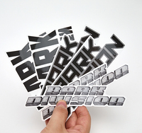 Gran oferta, vinilo de laminación brillante autoadhesivo impermeable personalizado, Impresión de logotipo de palabra, pegatinas troqueladas para regalos