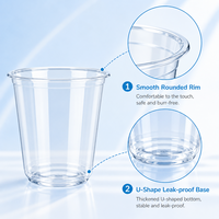 89-400U Couvercles et pailles pour gobelets à bubble tea en PET transparent de 89 mm de diamètre, qualité alimentaire, impression par transfert thermique, logo personnalisé, OEM, pour thé au lait Boba