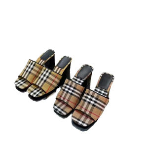 Sandales à talons haut de gamme originales, élégantes et confortables, à bout ouvert pour femmes, talon plat - pour l'été - Product Image 3