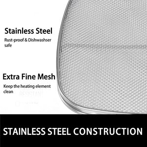 Écran anti-éclaboussures de remplacement en acier inoxydable à mailles fines pour <span class=keywords><strong>grill</strong></span> <span class=keywords><strong>d</strong></span>'<span class=keywords><strong>intérieur</strong></span> Nin.ja Foodi AG300 AG301 AG302 AG400 - Product Image 4