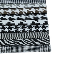 Tissu textile de maison 100% Polyester imprimé jacquard tricoté en trame 280GSM, durable, respirant, résistant aux plis, pour ameublement, voitures et sacs