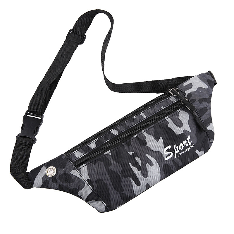 Grande fleur camouflage Noir