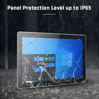 Geshem - Panel PC Industrial Todo en Uno de 17 Pulgadas de Alto Rendimiento J1900 I3 I5 I7, Computadora Integrada sin Ventilador, Compatible con Win10/Linux