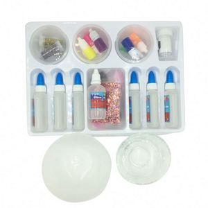 New Arrival Making Your Own Glitter Diy <b>Slime</b> Kits 2023 Toy Non Borax Glue Foam Balls Fishbowl Beads Diy <b>Slime</b> Kit - Product Image 3