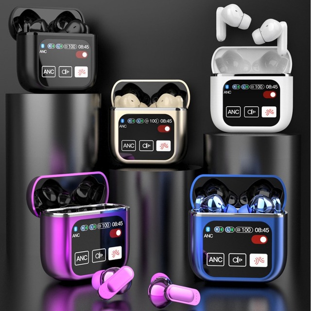 SE-60 Auriculares Inalambricos Mi  Air Conduction M Best Earphone Active Passive Noise Reduction LCD Earbuds Headset