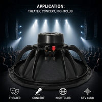 Haut-parleur de subwoofer passif professionnel en néodyme de 12 pouces, 800W 8ohm AES, haut-parleur de basses haute puissance, enceinte compacte pour système Line Array