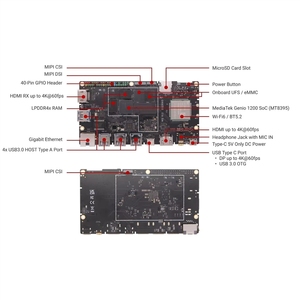GGDX - Placa de Desarrollo Radxa NIO 12L con CPU MTK Genio 1200 de 8 Núcleos, Microcontrolador Único para Sistema Operativo DB_Ra, Producto Popular - Product Image 3
