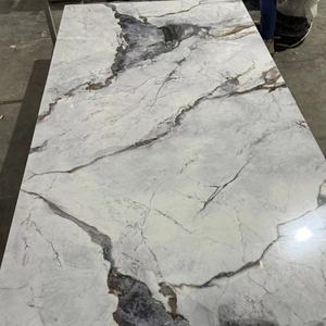 Pannello Murale in PVC Effetto Marmo Lucido Facile da Mantenere Installazione con Colla Facile da Applicare Fai-da-Te Tagliabile Design Colorati Personalizzabili - Product Image 4