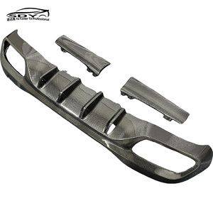 W206 Classe <span class=keywords><strong>C</strong></span> <span class=keywords><strong>63</strong></span> Style Diffuseur arrière en fibre de carbone Lèvre de pare-chocs arrière pour <span class=keywords><strong>Mercedes</strong></span> Benz W206 Classe <span class=keywords><strong>C</strong></span> C200 C260 C43 - Product Image 6
