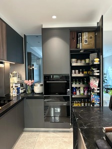 Mobile da <span class=keywords><strong>Cucina</strong></span> Prima in Legno Grezzo di Paulownia Giapponese Wabi Sabi, Anti-Deformazione, con Montaggio Manuale, per Casa <span class=keywords><strong>Zen</strong></span> e Sala da Tè - Product Image 5