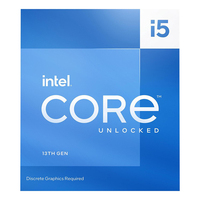 Intel Core I5-13400F- Core I5 13th Gen CPU Raptor Lake Core 3.5 GHz LGA 1700 125W None Integrated Graphics Desktop Processor