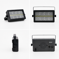 Mini projecteur stroboscopique LED 8+8 segments RGB blanc pour éclairage de scène avec contrôle DMX512 RDM pour DJ, club et événements