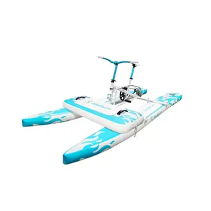 Spatium wholesale light weight folding bicycles Sea Water Bicycle cycle Pedal inflatable float water bike for sale