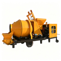 Pompe à béton polyvalente sur remorque diesel pour divers projets de construction