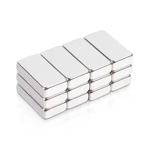N45 magnet Neodymium blok persegi panjang kuat pabrikan 20x10x5 40x25x10 50x20x10