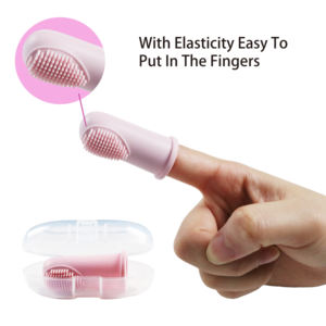 Spazzola per le dita del cane dello spazzolino da denti dell'animale domestico di vendita diretta della fabbrica pulita facile da usare per i piccoli animali domestici - Product Image 4