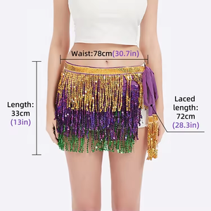 Mardi Gras <span class=keywords><strong>2025</strong></span> Kho Mardi Gras Trang Phục Quần Áo Sequin Áo Sơ Mi Ăn Mặc Mardi Gras Trang Phục Cho Phụ Nữ - Product Image 3