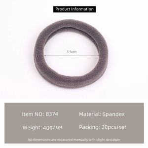 20 pièces avec boîte, élastiques à cheveux pour femmes et filles, nœuds mignons pour enfants, chouchous colorés, élastiques à cheveux sans couture - Product Image 6