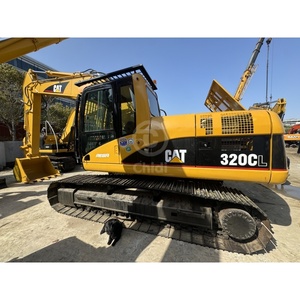 Excavatrice sur chenilles hydraulique CAT 320CL d'occasion du Japon en bon état, pour travaux de construction (également compatible avec les modèles 320D, 320D2L) - Product Image 1