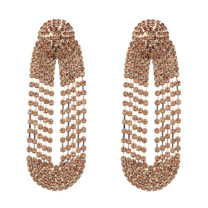 Boucles d'oreilles pendantes Kaimei <span class=keywords><strong>100</strong></span> Designs, bijoux fantaisie de luxe, brillance strassée, style féerique, pour femmes, boucles d'oreilles tendance en strass et diamants - Product Image 4