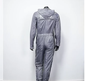 Combinaison de course respirante à fermeture éclair pour hommes |   Combinaison de travail légère à capuche doublée en maille pour les équipes et l'industrie - Product Image 5