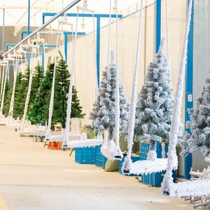 Sapin de Noël floqué de luxe, effet neige, en cèdre, 1,5/1,8 m - Product Image 4