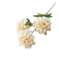 Vente en gros de fleurs artificielles en soie à tige unique de la série Color, roses, hortensias, écologiques, pour Noël, mariages, fête des mères