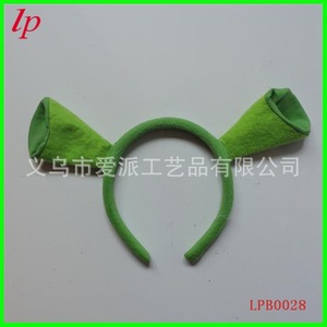 Lp Green Cartoon Animal Ears <b>Headband</b> For Party Costume Accessory LPB0038 - Product Image 3