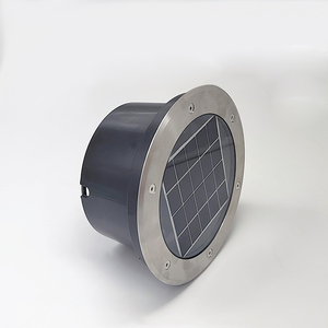 Lampes LED solaires encastrées pour terrasse, allée, jardin, extérieur, en acier inoxydable et aluminium, étanches IP67 - Product Image 5