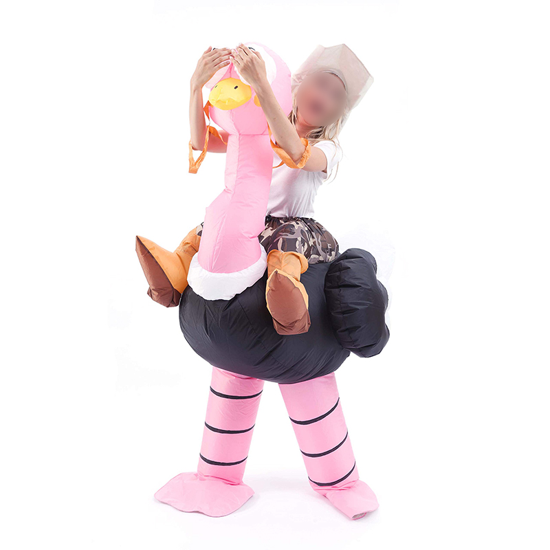 JOYBRO Disfraz Hinchable De Avestruz Para Adultos Talla Única 160-190 Cm – Perfecto Para Halloween, Carnaval Y Fiestas Temáticas