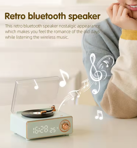 Nhà Máy Bán Buôn Chất Lượng Cao Retro Bluetooth Loa Phong Cách Cũ Ghi Máy Nghe Nhạc Quay Phim Thiết Kế Loa Không Dây - Product Image 5
